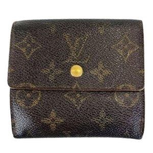 Authentic Louis Vuitton Wallet Porutofoiyu Ellie’s Brown Monogram LV Vintage